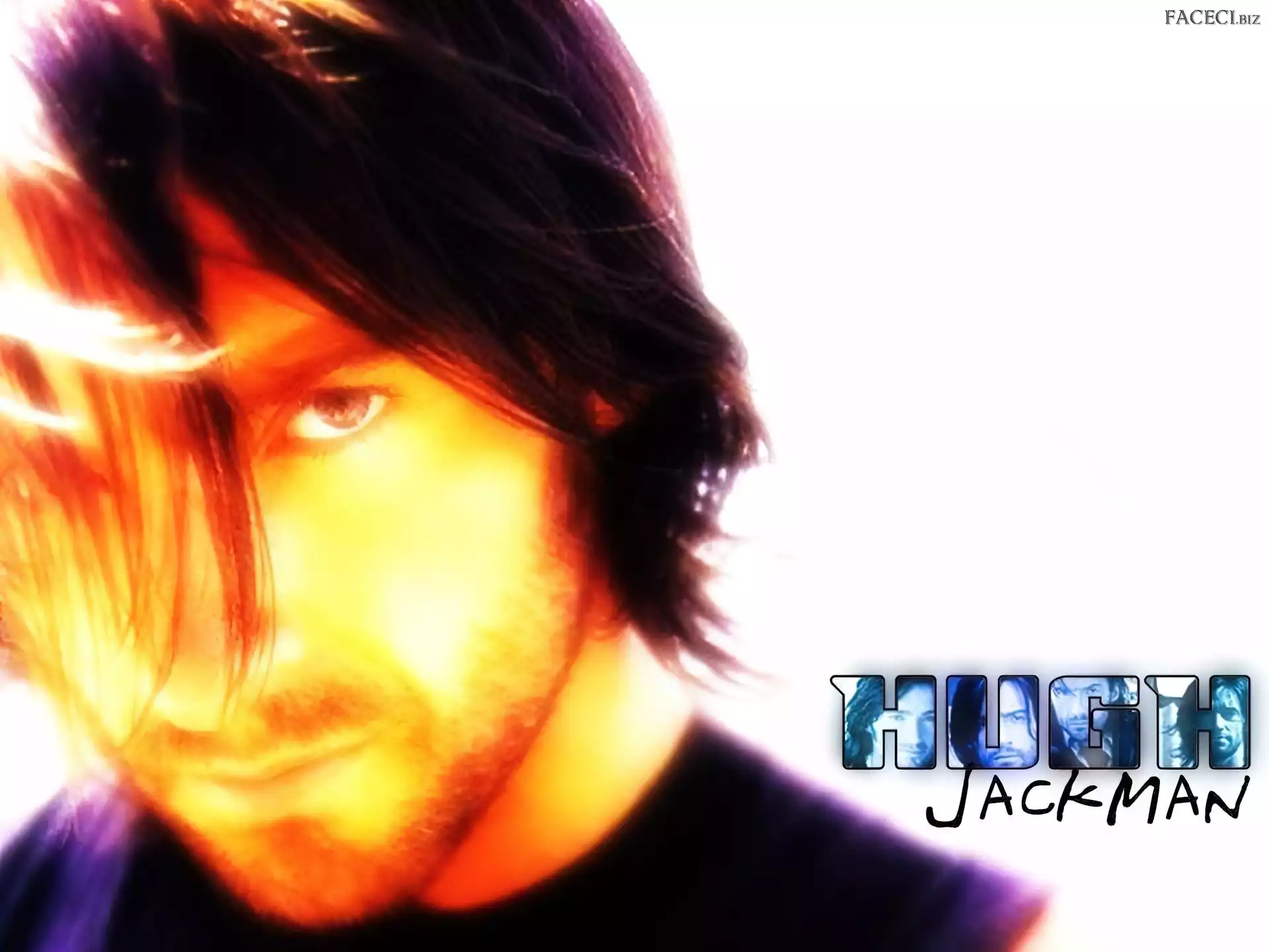 broda, Hugh Jackman, długie włosy